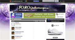 Desktop Screenshot of foro.quehoroscopo.com